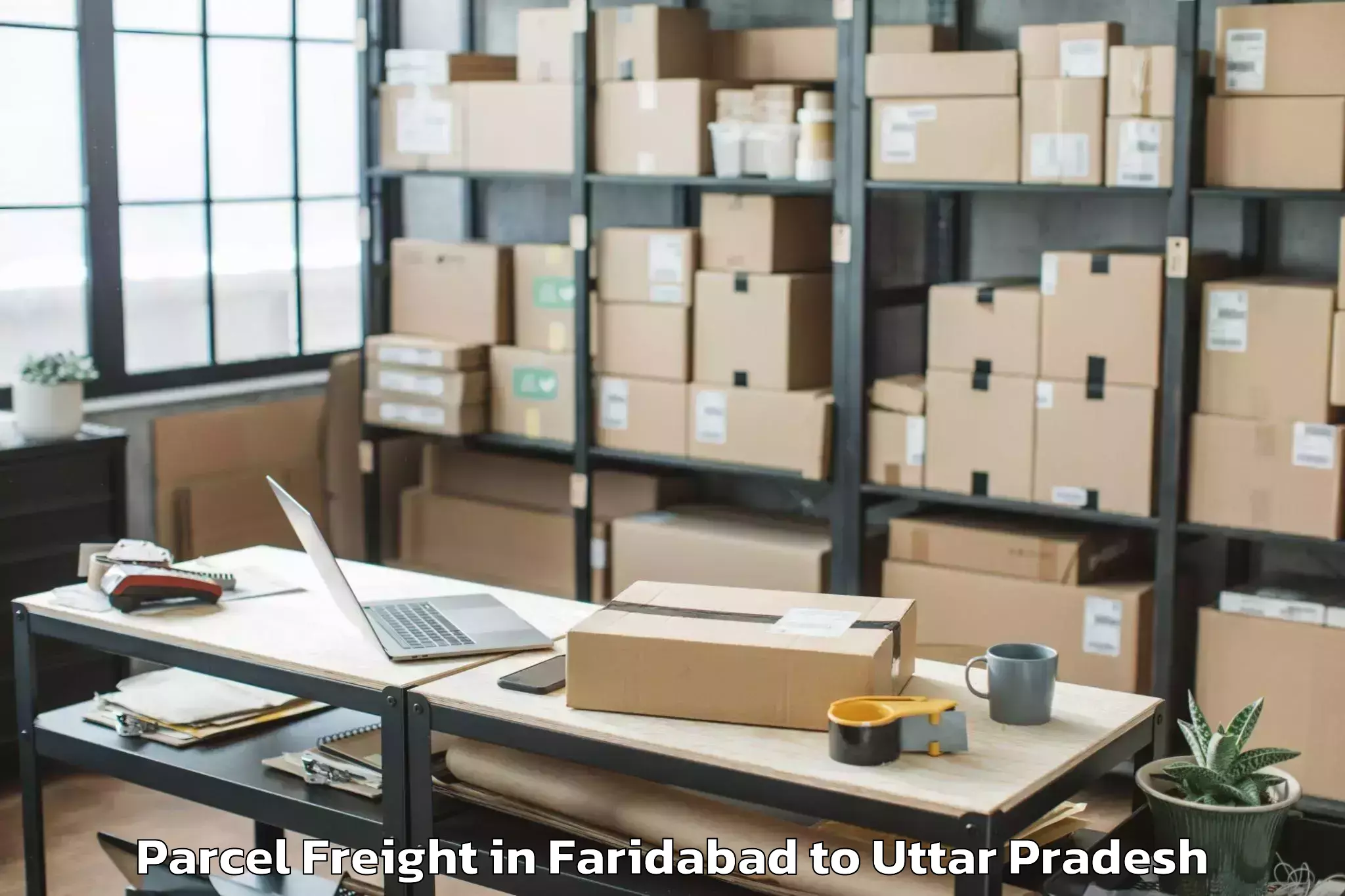 Top Faridabad to Itimadpur Parcel Freight Available